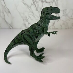 Kid Galaxy T-Rex Dinosaur Toy Roars Eyes Light Up‎ Articulated Jaw & Limbs